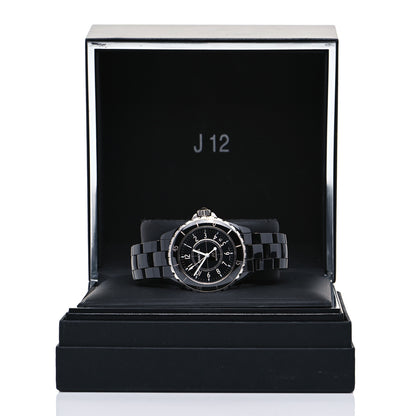 Chanel Stainless Steel Ceramic 38mm J12 Automatic Watch Black 5 of 5