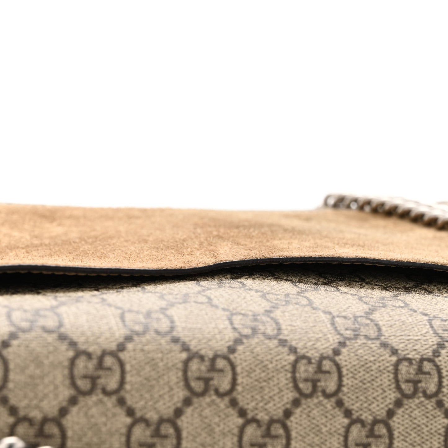GG Supreme Monogram Medium Dionysus Shoulder Bag Taupe