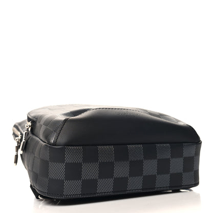 Louis Vuitton Damier Graphite Avenue Sling Bag Onyx Silver 4 of 10