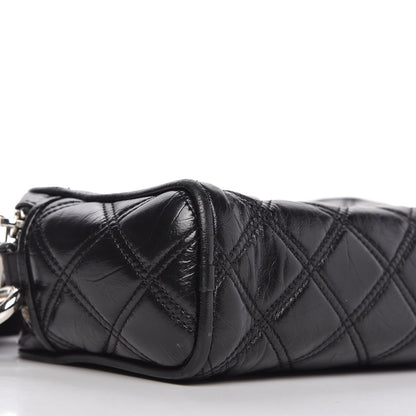 Marc Jacobs Natural Grain Calfskin Quilted The Softshot 21 Bag Black 6 of 12