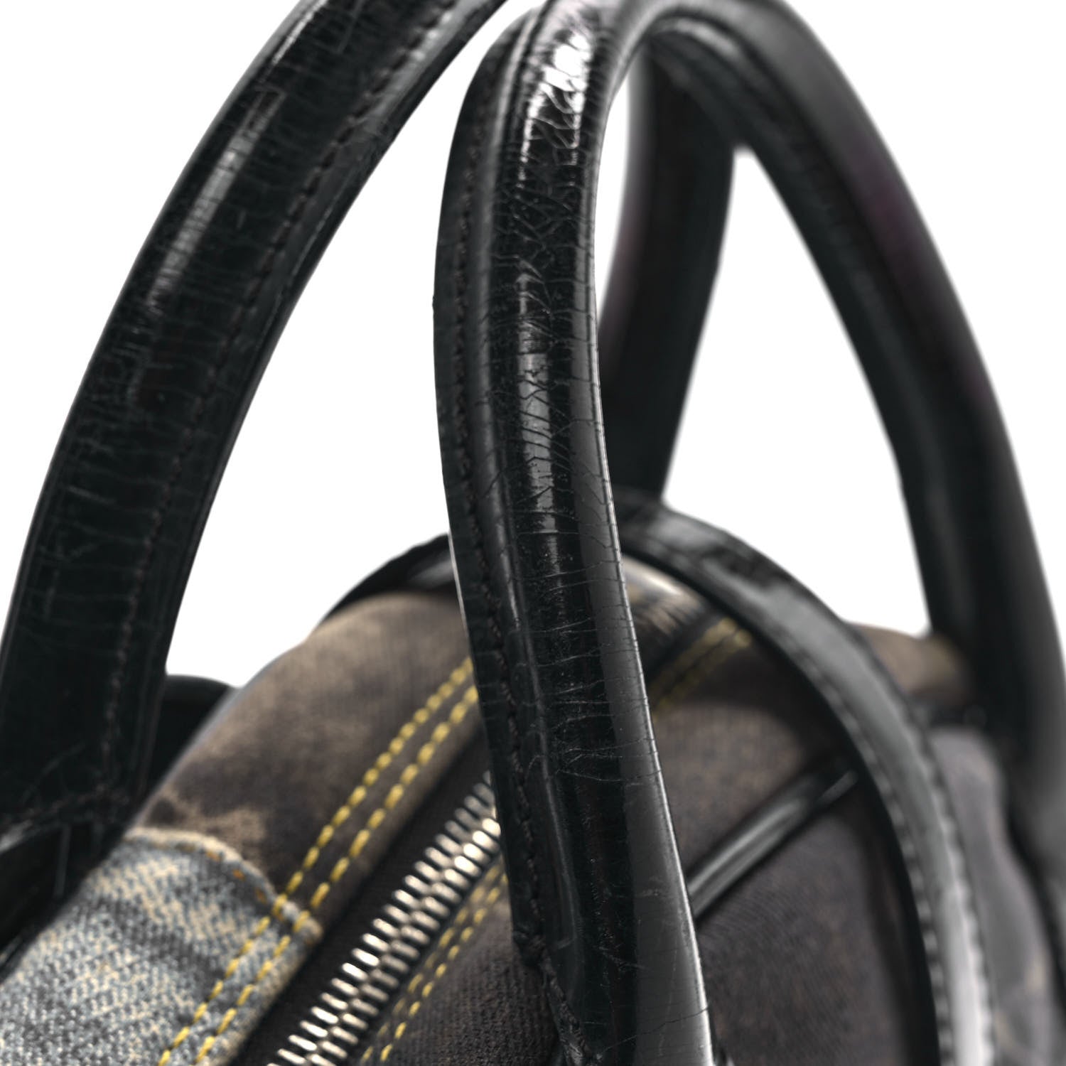 Balenciaga Glitter Fabric Hourglass Chain Bag Black 9 of 11