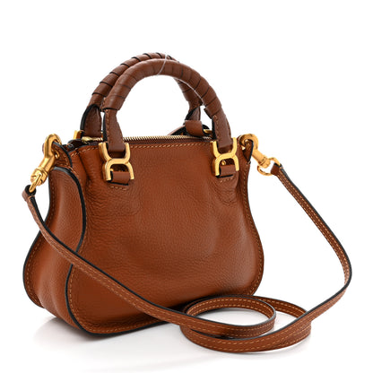 Chloe Calfskin Mini Marcie Satchel Tan 3 of 11