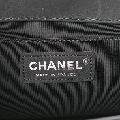 Chanel Calfskin Quilted Metal Embellished Paris Dallas Medium Boy Flap Grey 6 of 10
