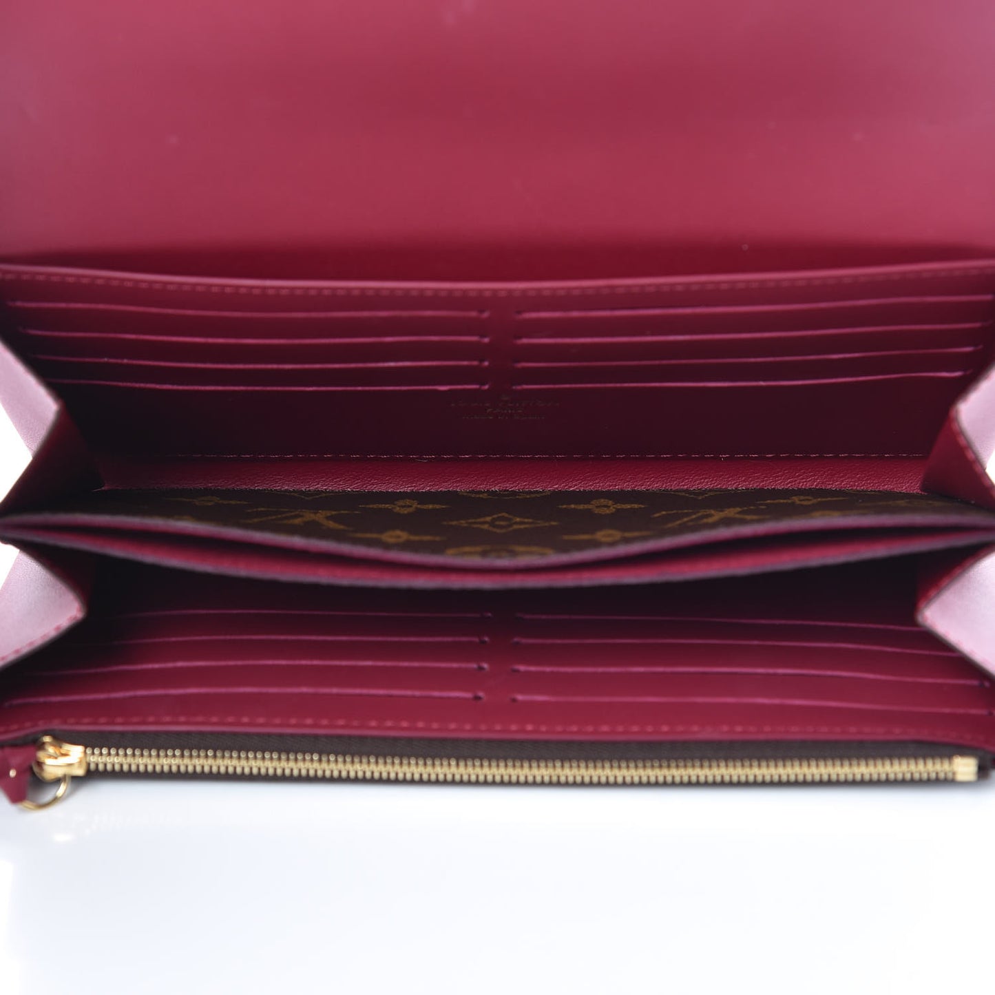 Monogram Flore Wallet Fuchsia