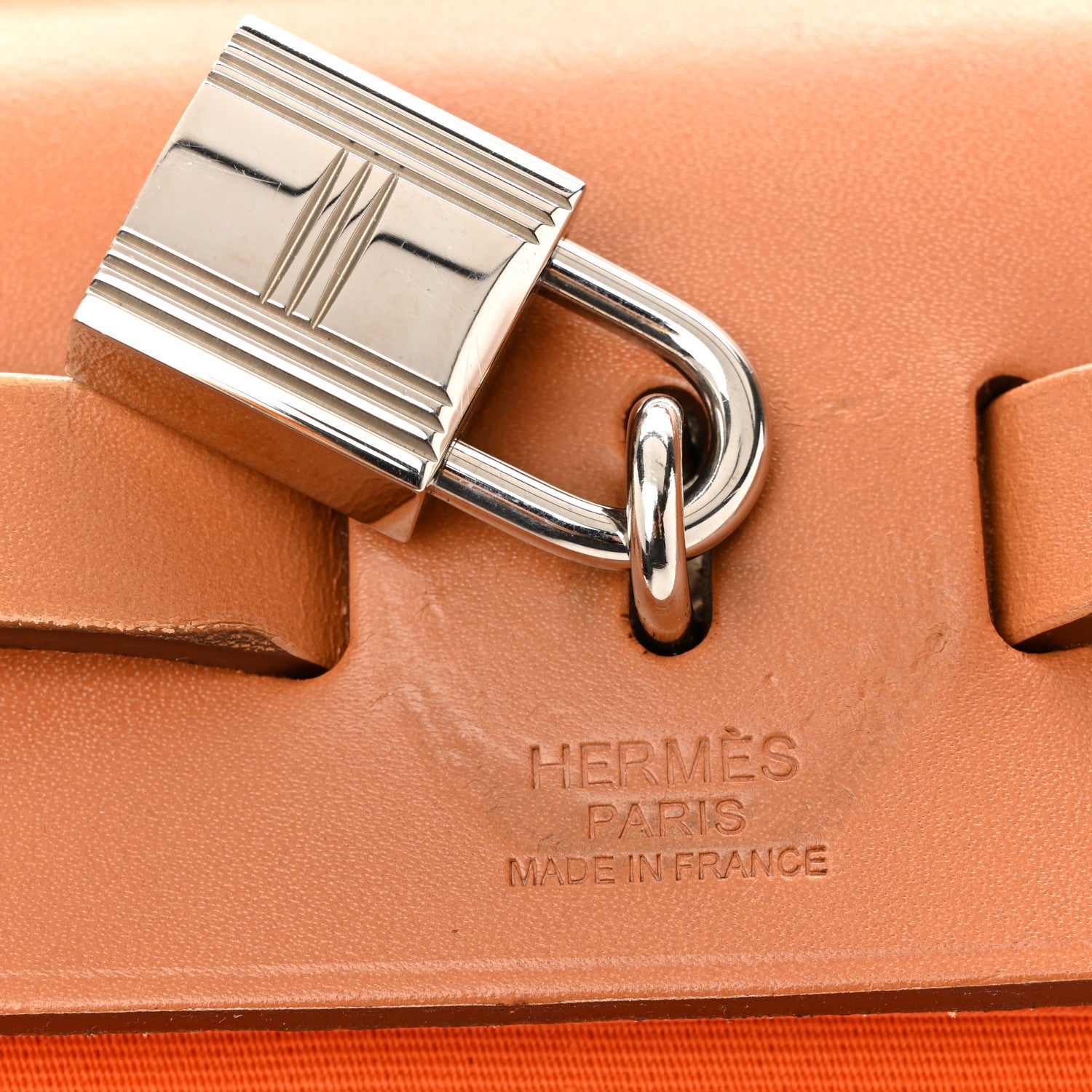 Hermes Toile Vache Hunter Herbag Zip 31 PM Orange 7 of 12