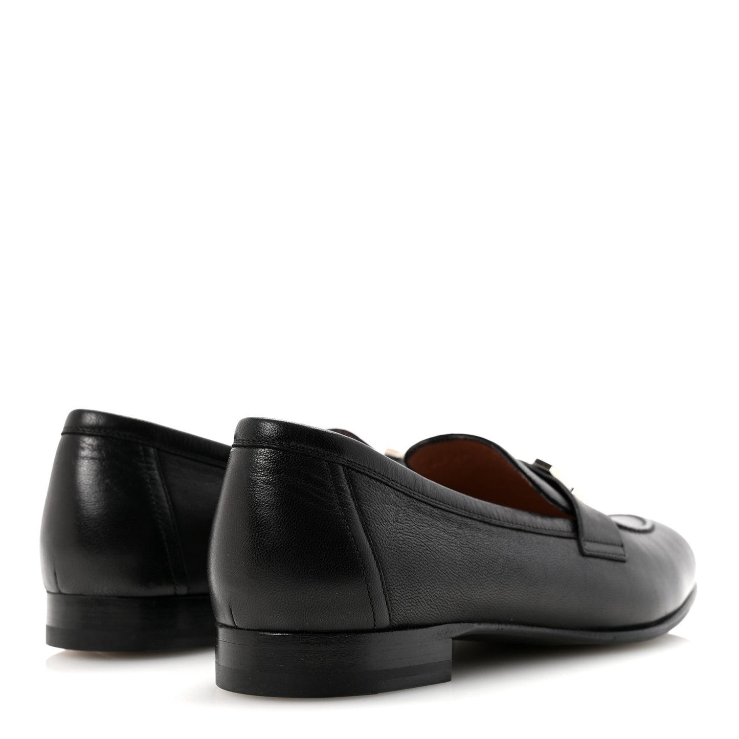 Goatskin Womens Paris Loafers 37 Black