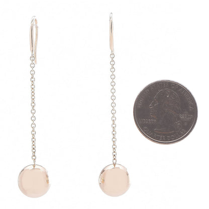 Tiffany 18K Yellow Gold 10mm HardWear Ball Hook Drop Earrings 2 of 5
