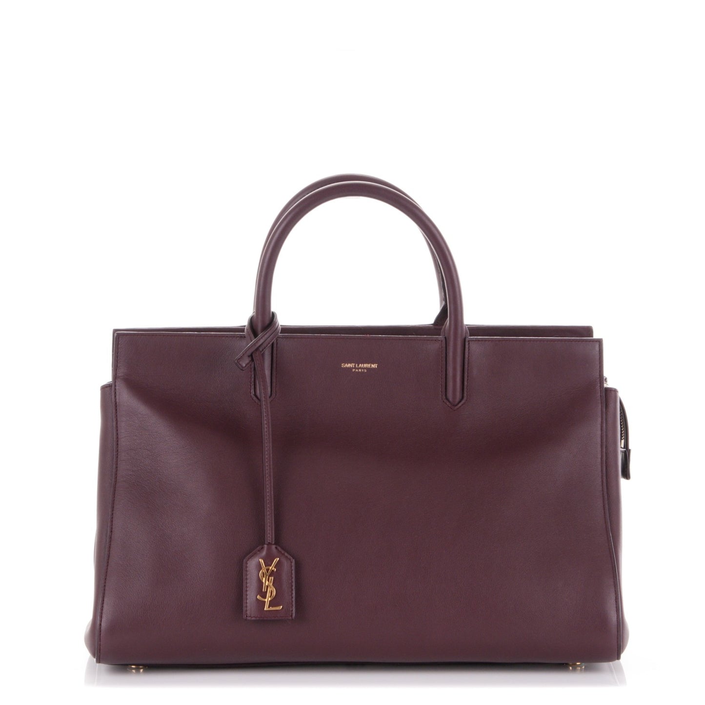 Calfskin Medium Rive Gauche Cabas Bordeaux
