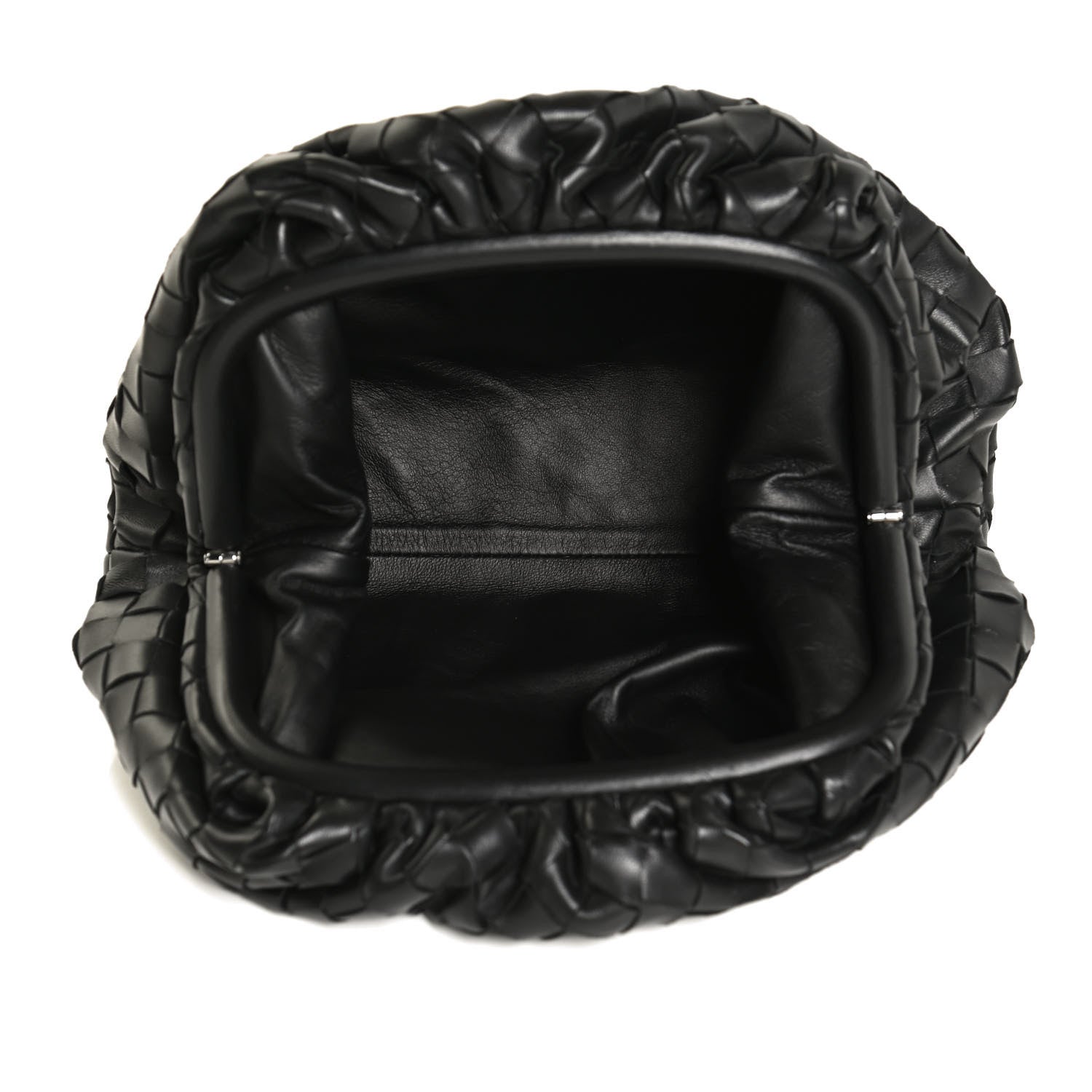 Bottega Veneta Nappa Intrecciato Teen Pouch Black 5 of 9
