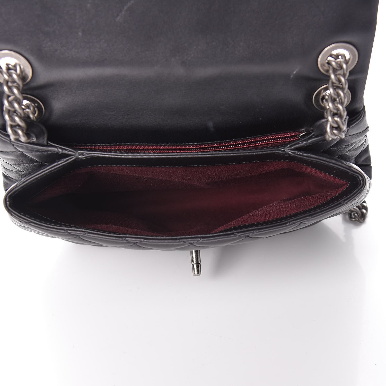 Chanel Lambskin Quilted Small Daily Supple Flap Black 5 of 12