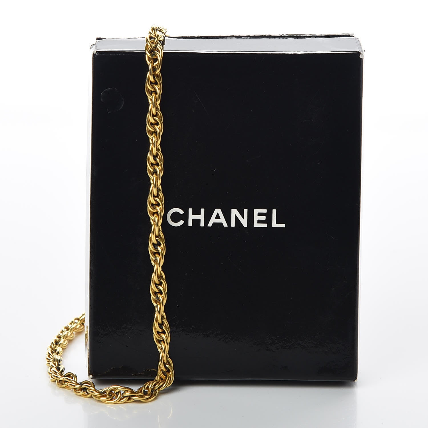 Chanel CC Chain Necklace Gold 6 of 6