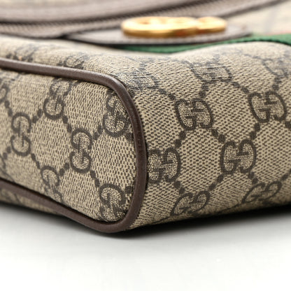 Gucci GG Supreme Monogram Web Small Ophidia Messenger Bag Brown 9 of 18