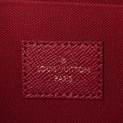 Louis Vuitton Monogram Pochette Felicie Chain Wallet Fuchsia 7 of 12