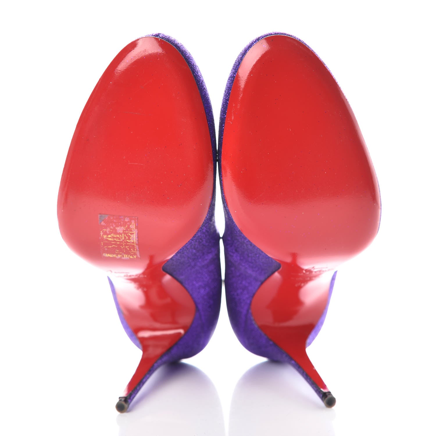 Christian Louboutin Mini Glitter 100 Pumps 39 Purple 5 of 12