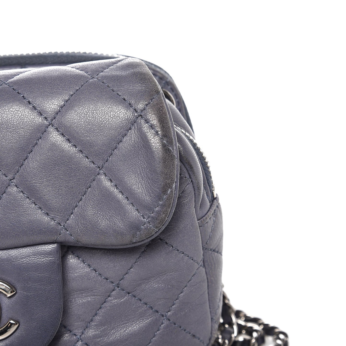 Lambskin Quilted New Mini Flap Lavender