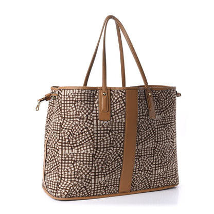 MCM Visetos Large Liz Reversible Shopper Tote Cognac 11 of 16