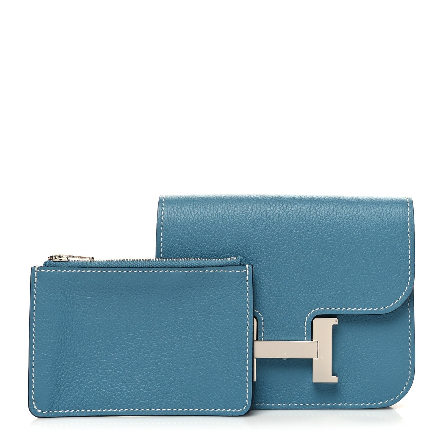 Evercolor Constance Slim Wallet Blue Jean