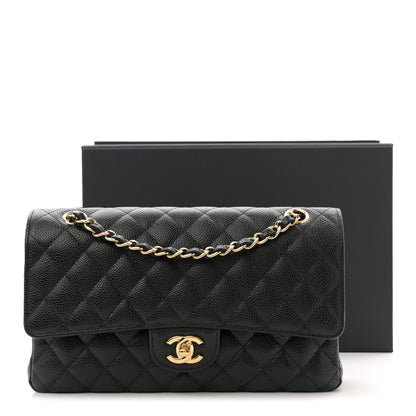 Chanel Caviar Quilted Medium Double Flap Black 11 of 11