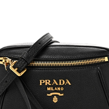 Prada Vitello Daino Belt Bag Black 8 of 10