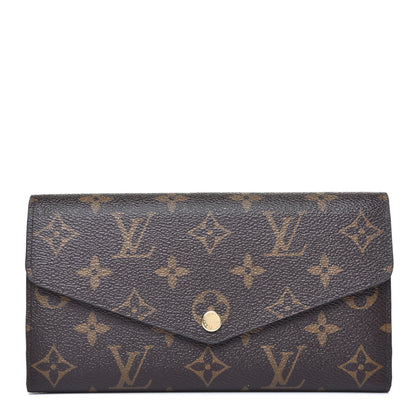 Louis Vuitton Monogram Sarah Wallet NM Rose Ballerine 1 of 8