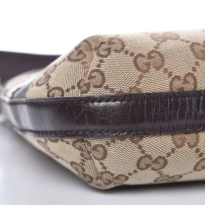 Gucci Monogram Hasler Hobo Dark Brown 12 of 14