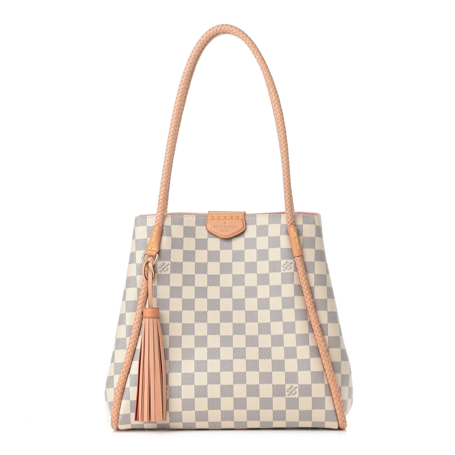 Louis Vuitton Damier Azur Propriano Rose Ballerine 1 of 9