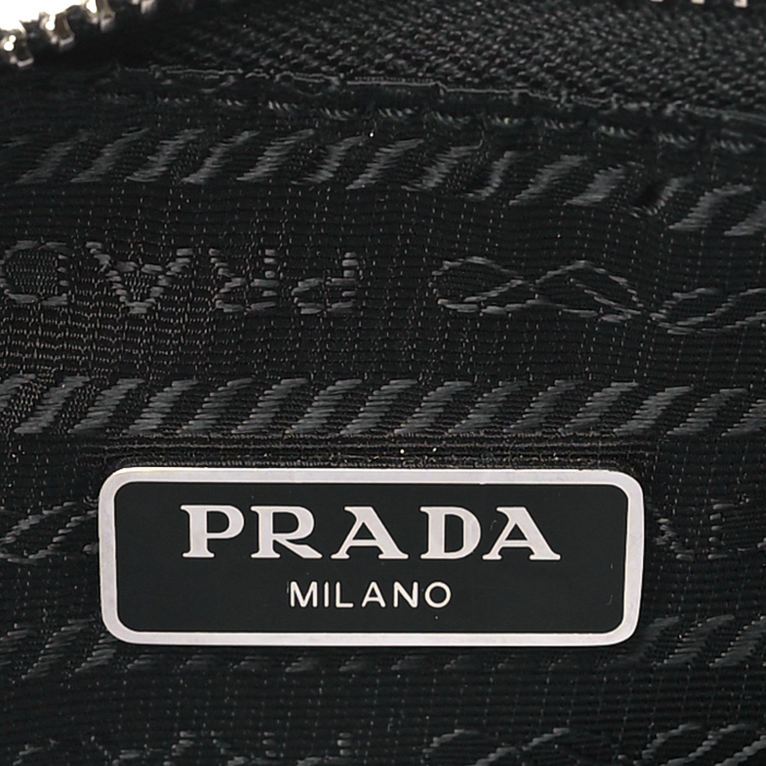 Prada Tessuto Nylon Saffiano Mini Re-Edition 2005 Bag Black 6 of 11