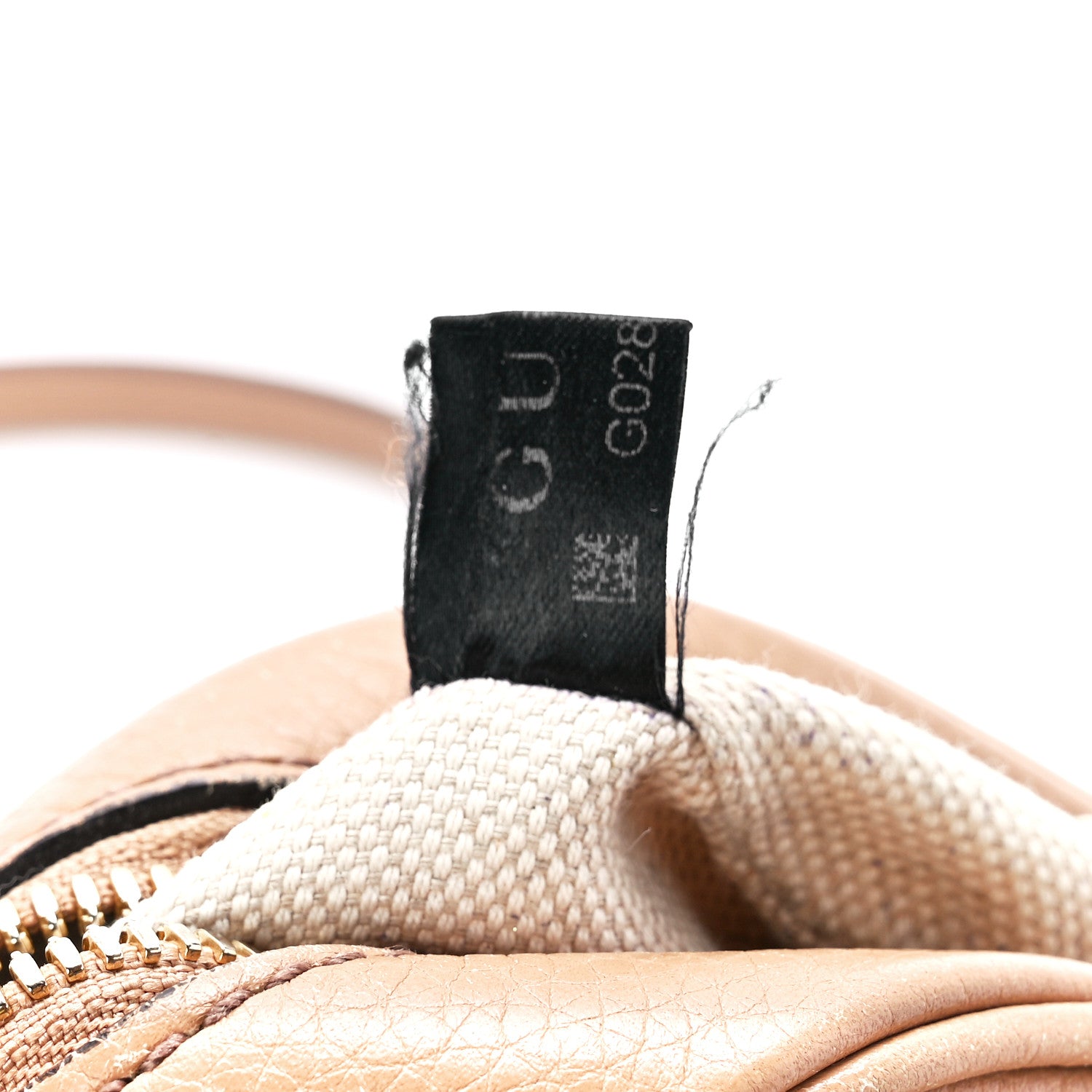 Gucci Pebbled Calfskin Small Soho Disco Bag Camelia 8 of 12