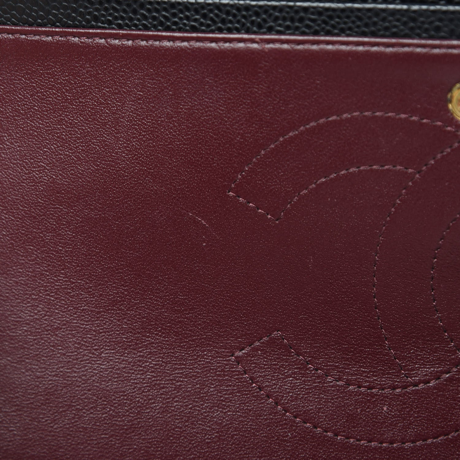 Chanel Caviar Quilted Jumbo Double Flap Black 12 of 14