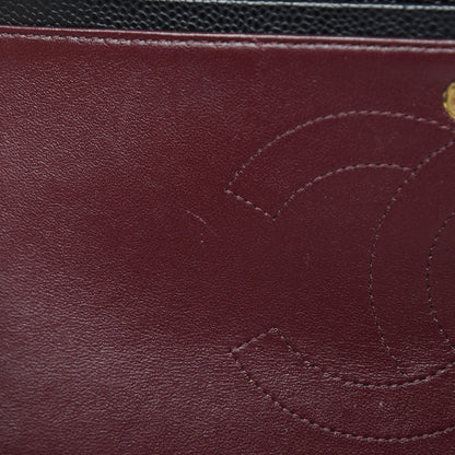 Chanel Caviar Quilted Jumbo Double Flap Black 12 of 14