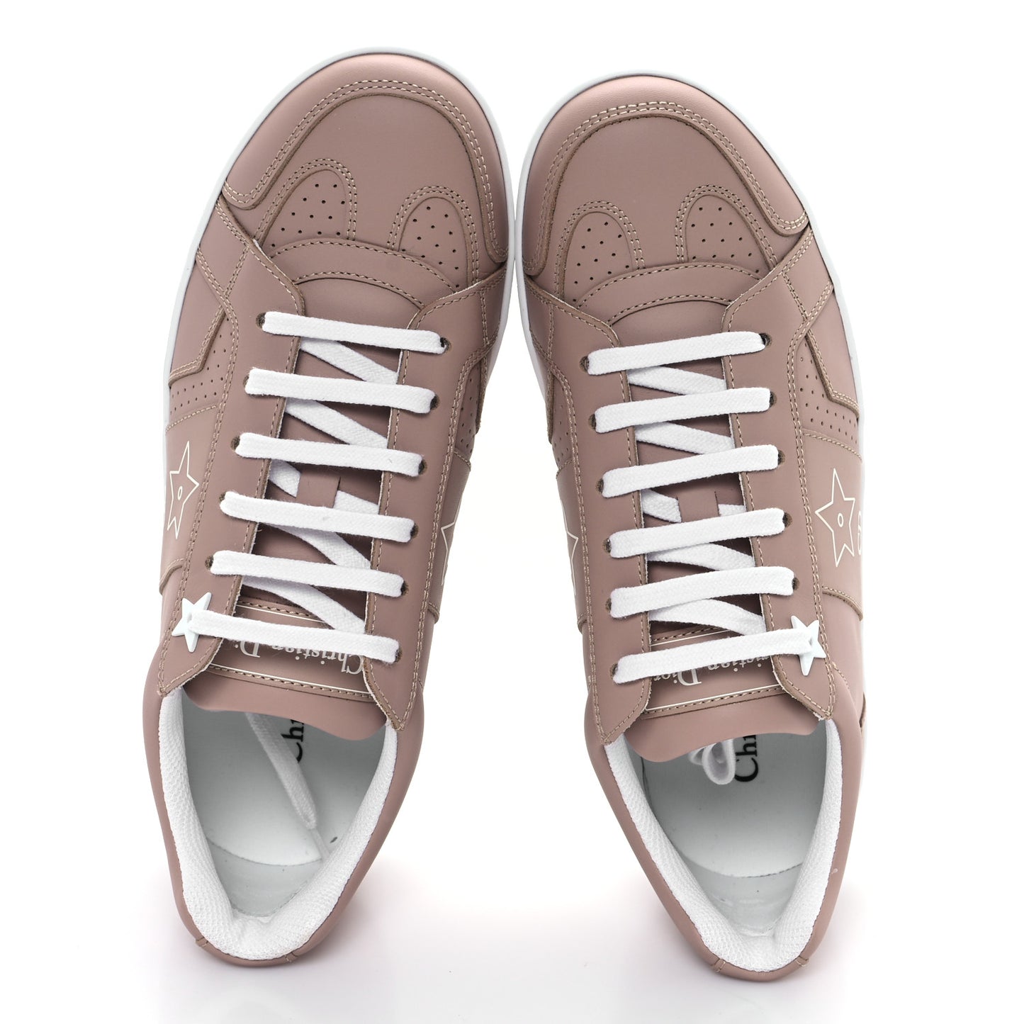 Calfskin Dior Star Ors Low Top Sneakers 36.5 Nude