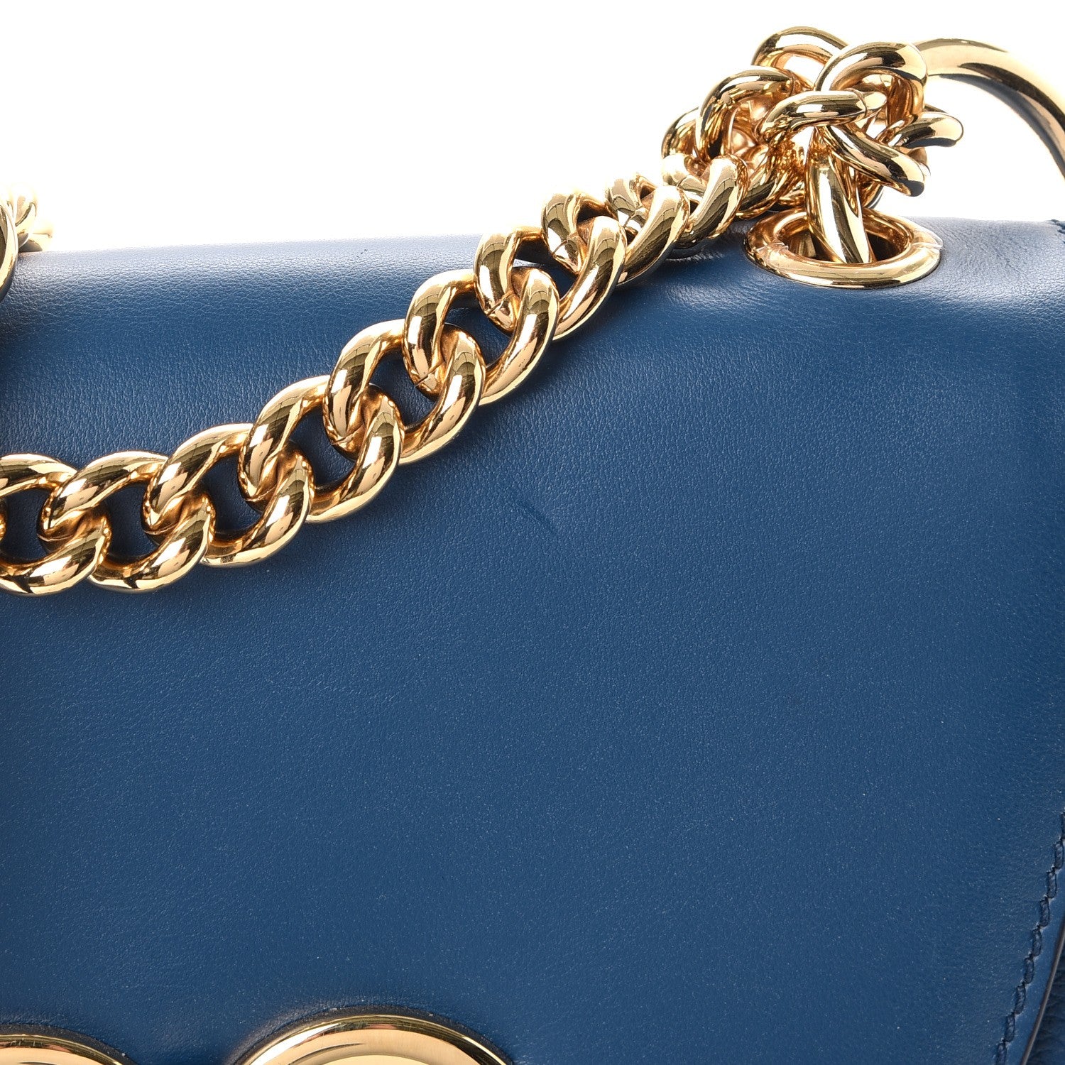 Dolce & Gabbana Calfskin Media Wifi Shoulder Bag Blue 9 of 9