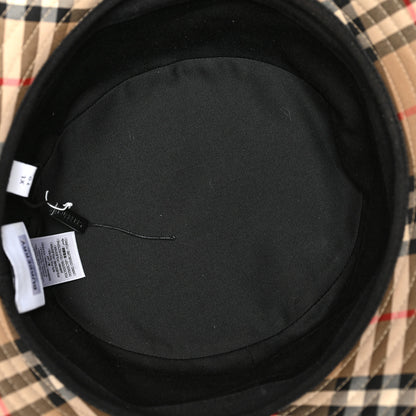 Burberry Technical Cotton Vintage Check Bucket Hat XL Archive Beige 7 of 8
