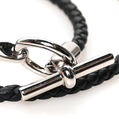Hermes Swift Double Tour Glenan Bracelet T2 Black 4 of 6