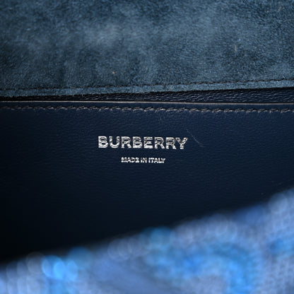 Burberry Glittery Crystal Embellished Small TB Lola Bag Blue 6 of 11