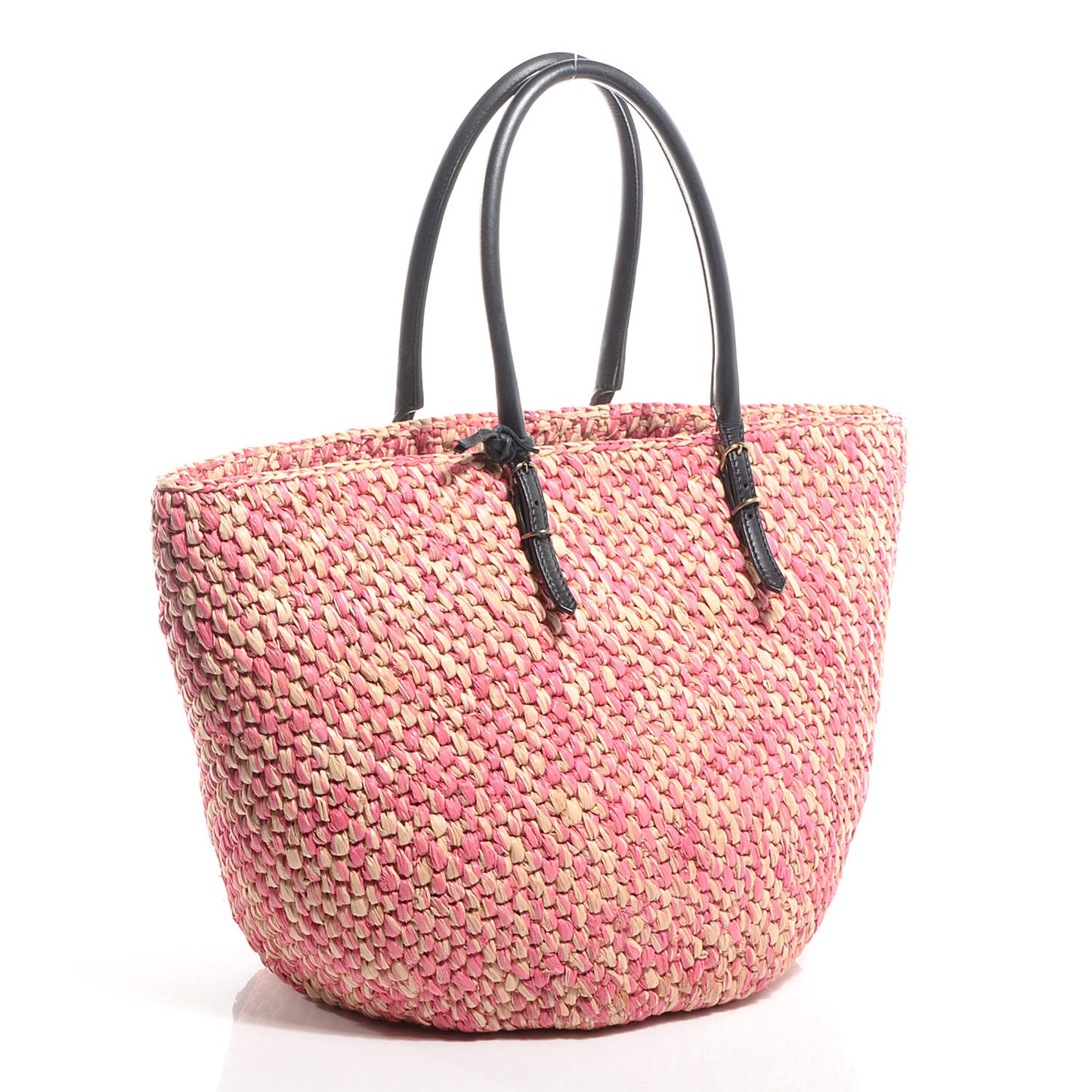 Panier Basket Tote Pink Natural