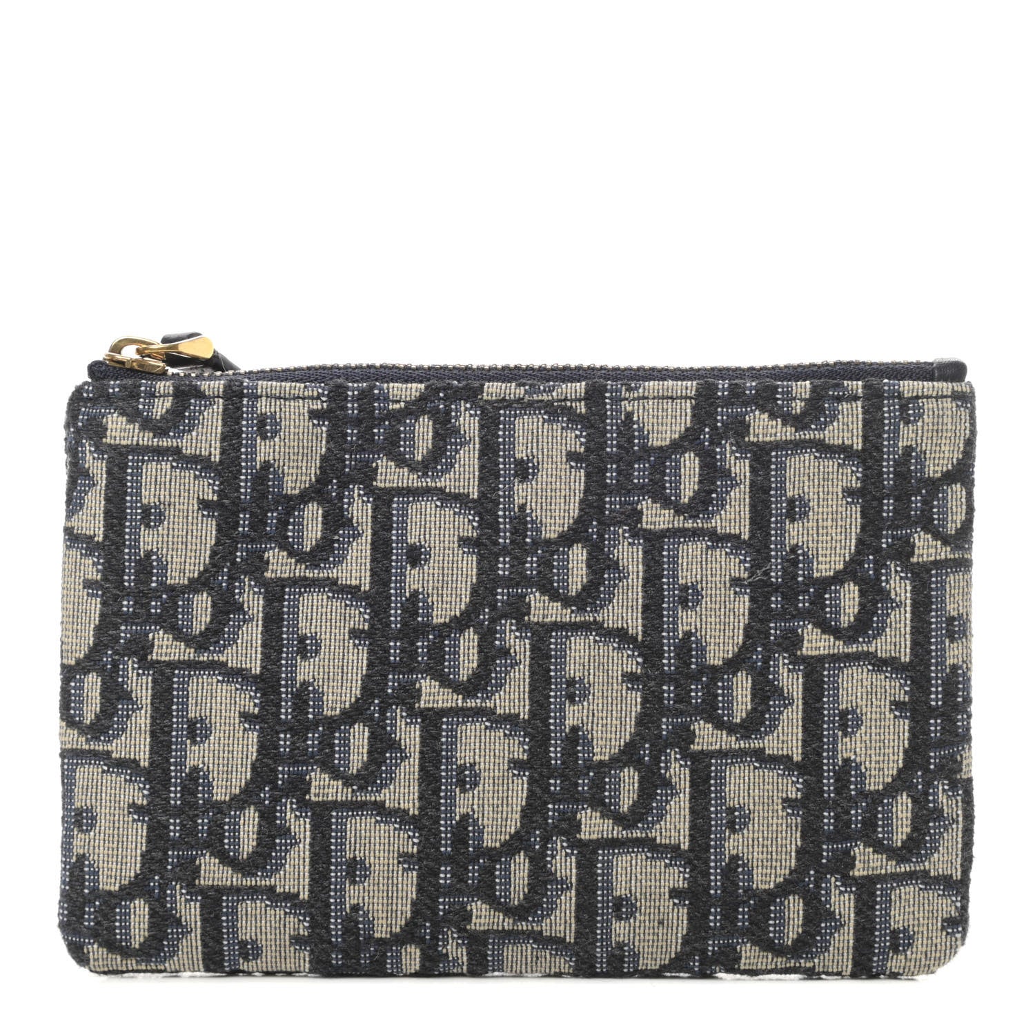 Christian Dior Oblique Dior Pouch Navy 1 of 7