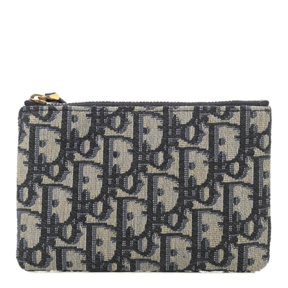 Christian Dior Oblique Dior Pouch Navy 1 of 7