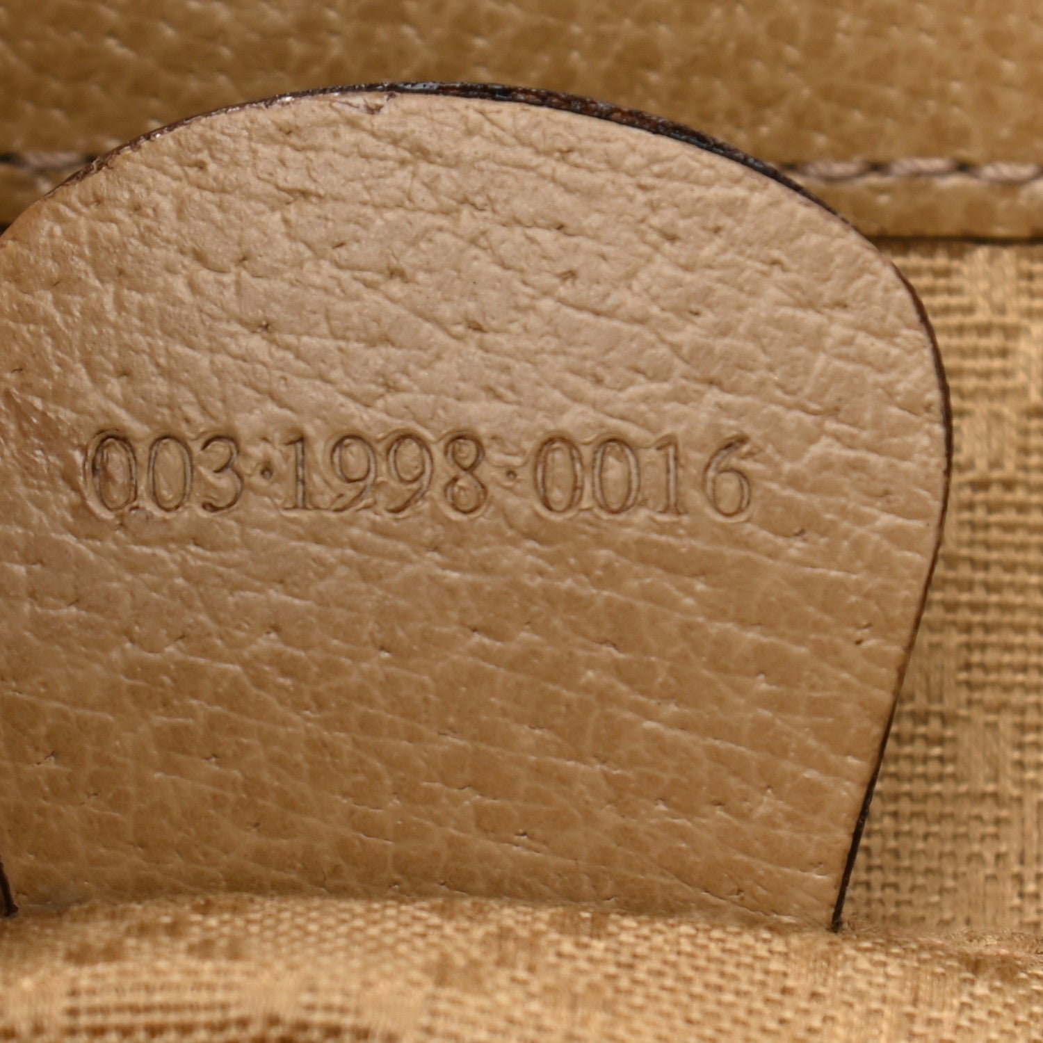 Gucci Calfskin Bamboo Backpack Beige 6 of 14