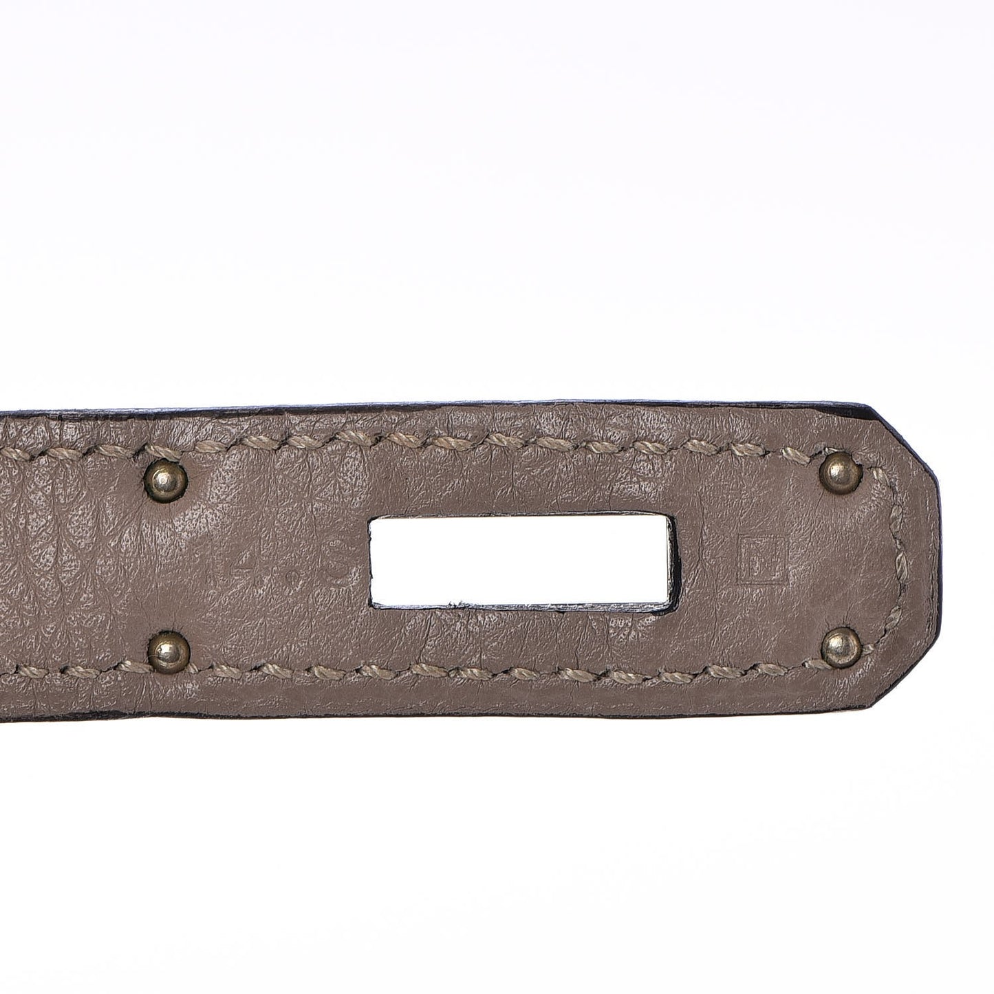 Taurillon Clemence Birkin 35 Gris Tourterelle