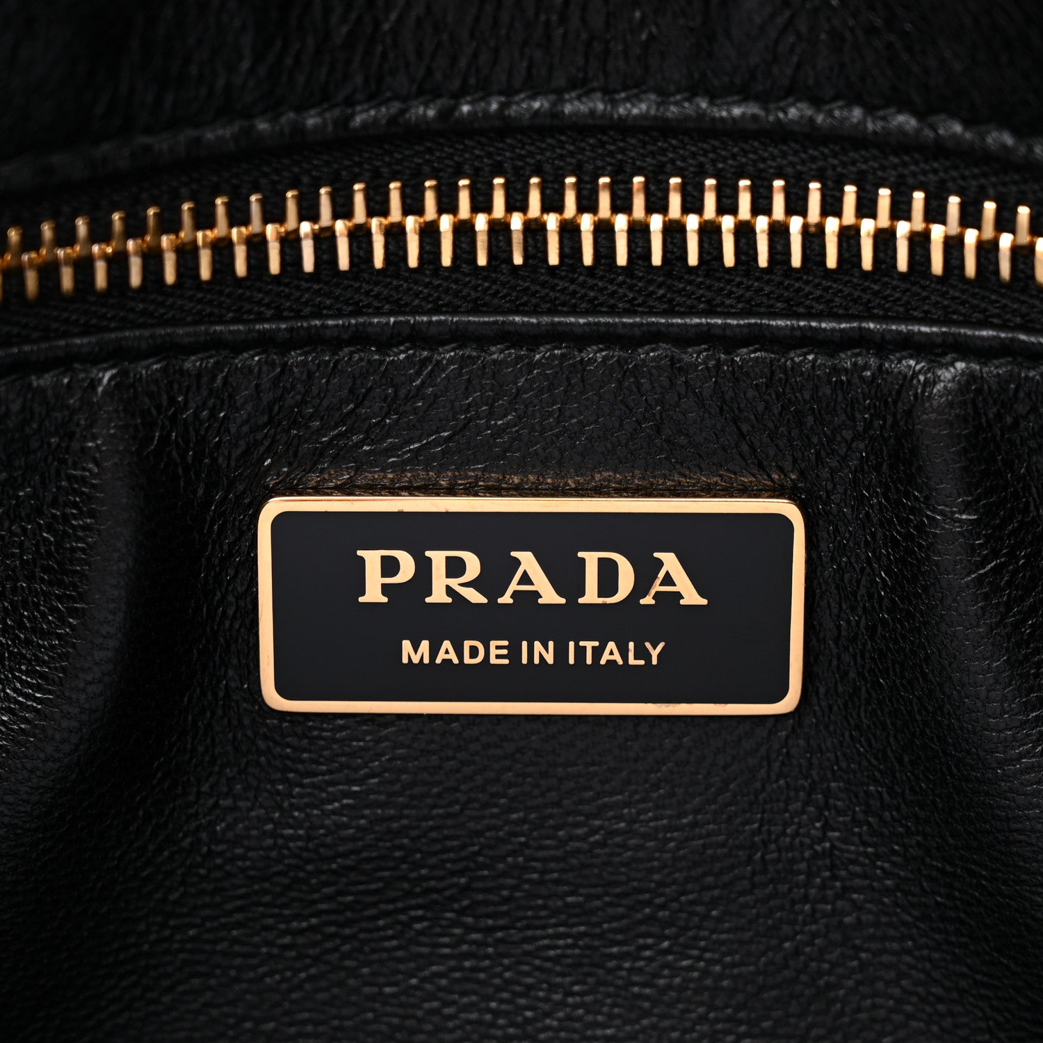 Prada Soft Calfskin Large Aimée Shoulder Bag Black 6 of 10