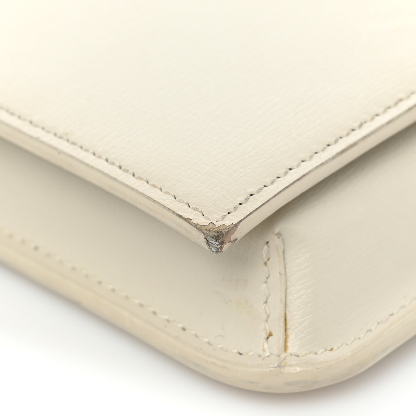 Smooth Calfskin Monogram Phone Holder Crossbody Crema Soft