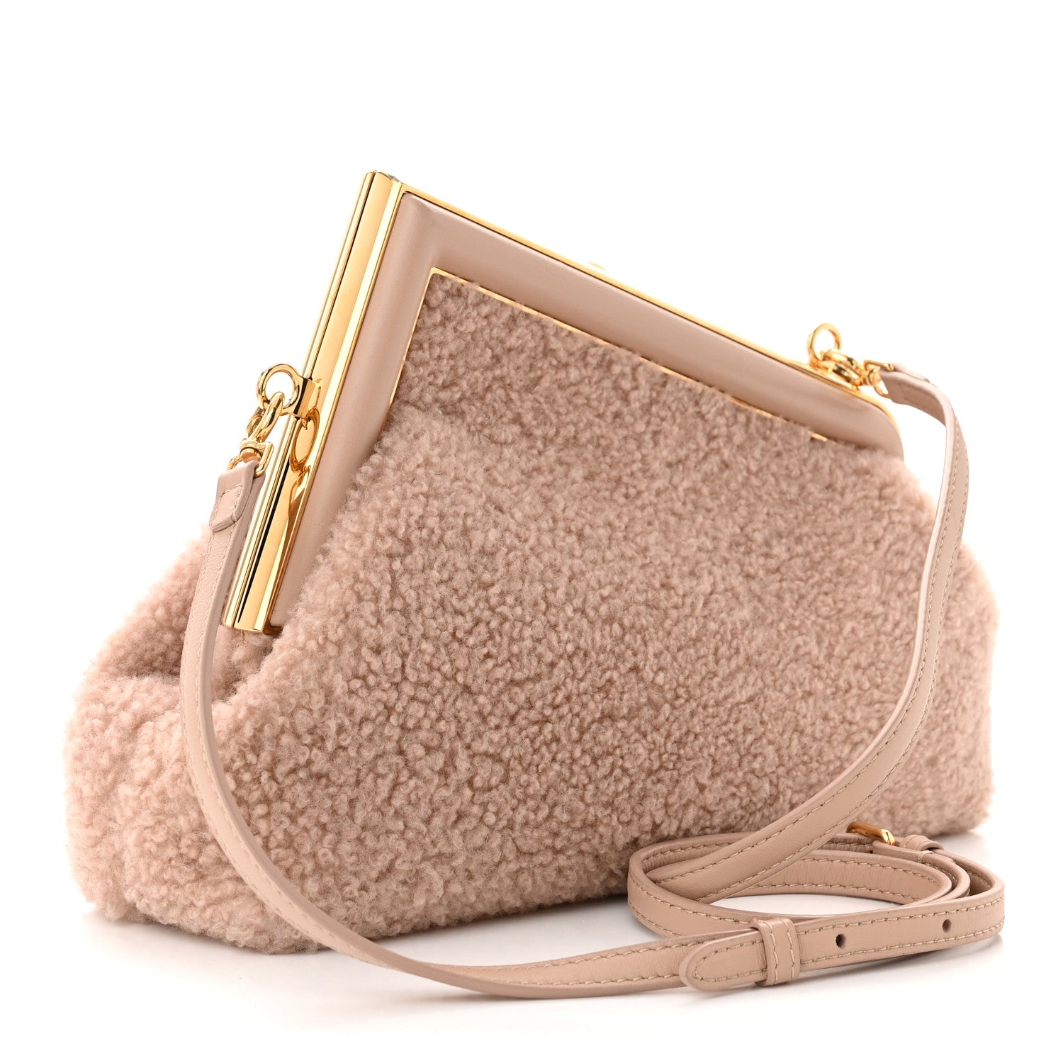 Fendi Shearling Small Fendi First Rosa Plaster 3 of 10