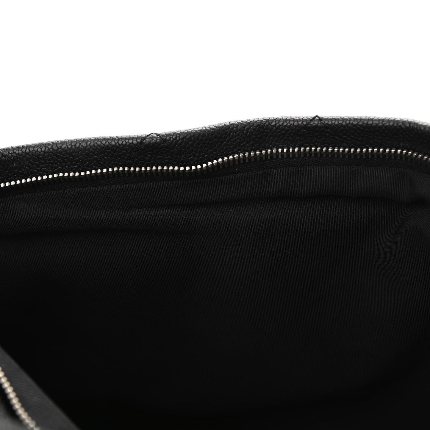 Caviar Quilted Large CC Tote Black