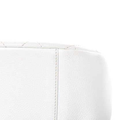 Chanel Caviar Quilted Hobo White 10 of 17