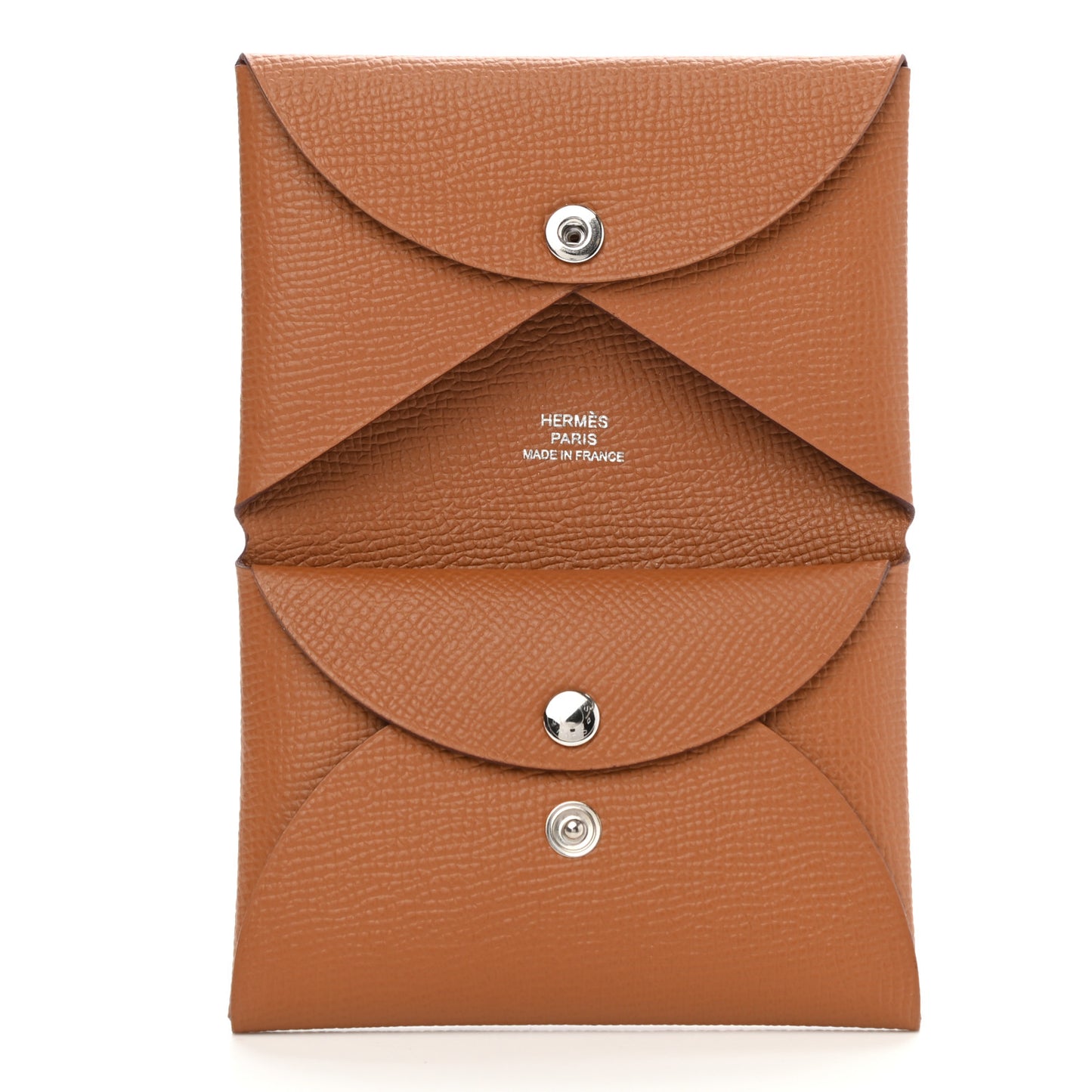 Epsom Calvi Duo Card Case Gold