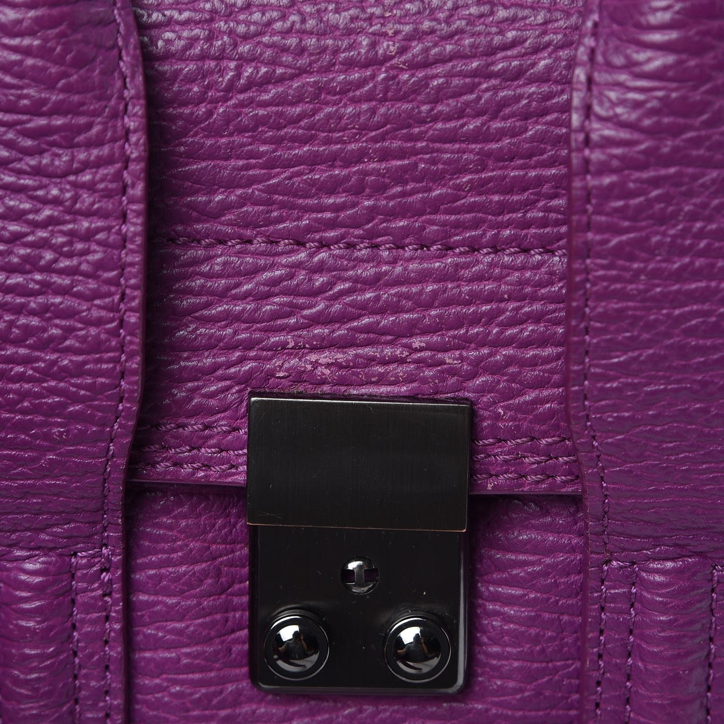 3.1 Textured Calfskin Mini Pashli Satchel Orchid