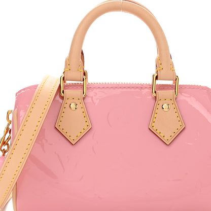 Louis Vuitton Vernis Monogram Nano Speedy Mochi Pink 6 of 8