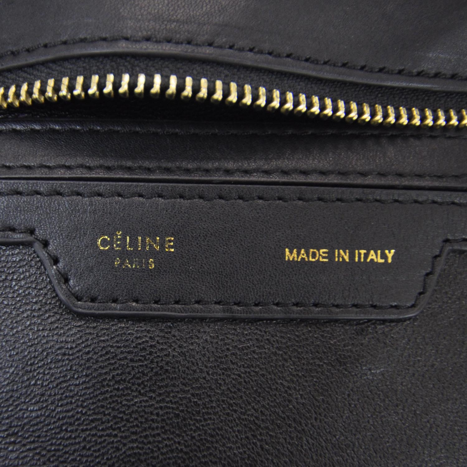Celine Leather Tri-Color Trapeze 8 of 8