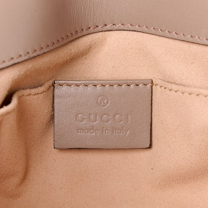 Gucci Calfskin Matelasse Mini GG Marmont Shoulder Bag Porcelain Rose 6 of 11